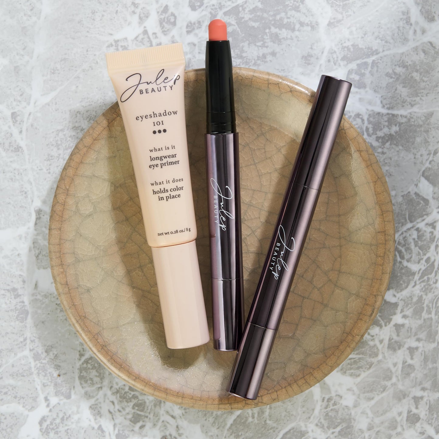 Julep Eyeshadow 101 Long Wear Eye Primer, Lightweight Green tea-infused Eye Primer, 0.35 Oz