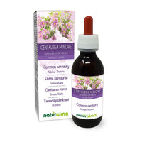 Common Centaury or European Centaury (Centaurium erythraea) herb with Flowers Alcohol-Free Mother Tincture Naturalma | Liquid Extract Drops 120 ml | Food Supplement | Vegan