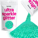 Hemway Ultra Sparkle Glitter Turquoise 100g / 0.35oz Multi-Purpose Epoxy Resin Arts & Crafts Cosmetic Safe Body Hair Face Nail Weddings Art Beauty Tumblers Flowers Powder Dust Premium