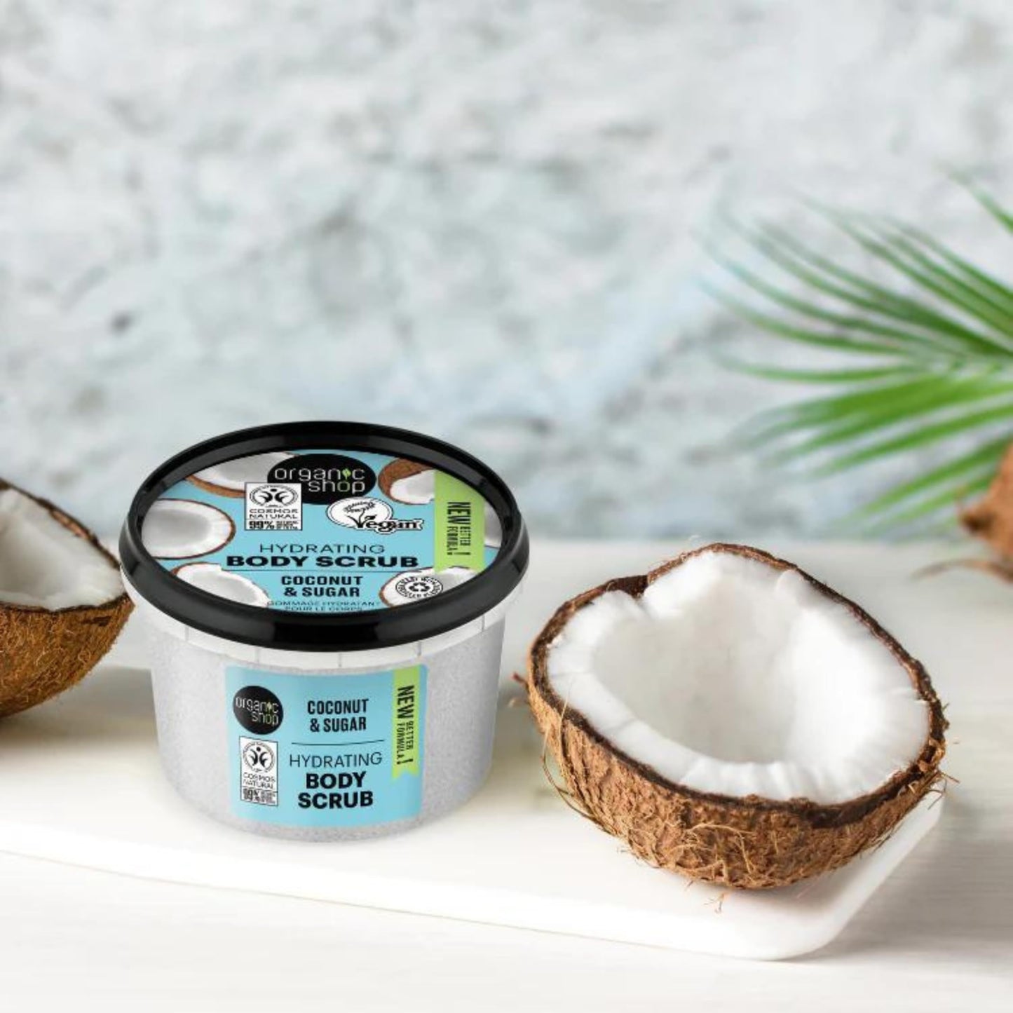 Organic Shop 250ml Body Scrub Hydrating Coconut