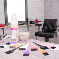 CoolBlades Professional Large White Hair Tint Brush - Ergonomic Handle, Nylon Bristles for Even Colour Distribution - Ideal for Salon & Home Use