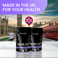 Purely Proud Game ON – Fibre Rich Supplement for Bottoms | Stay Ready with Psyllium Husk, Probiotics, Peppermint | Supports Digestion, Gut Health & Clean Confidence | Vegan | 90 Capsules | Made in UK