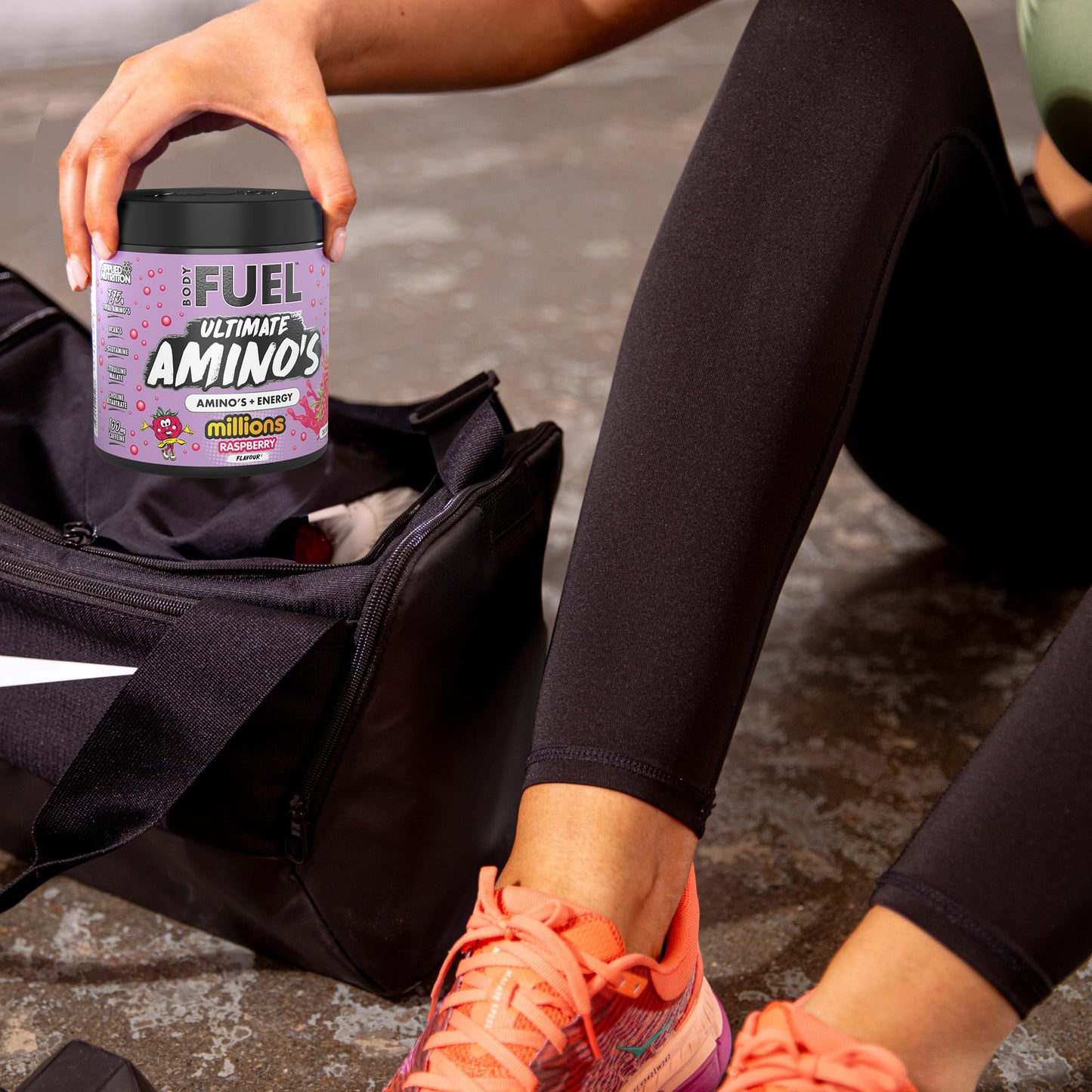 Applied Nutrition BodyFuel Amino's - Amino Acids Supplement, EAA Essential Amino Acids Powder, Muscle Fuel & Recovery (270g - 30 Servings) (Millions Raspberry)