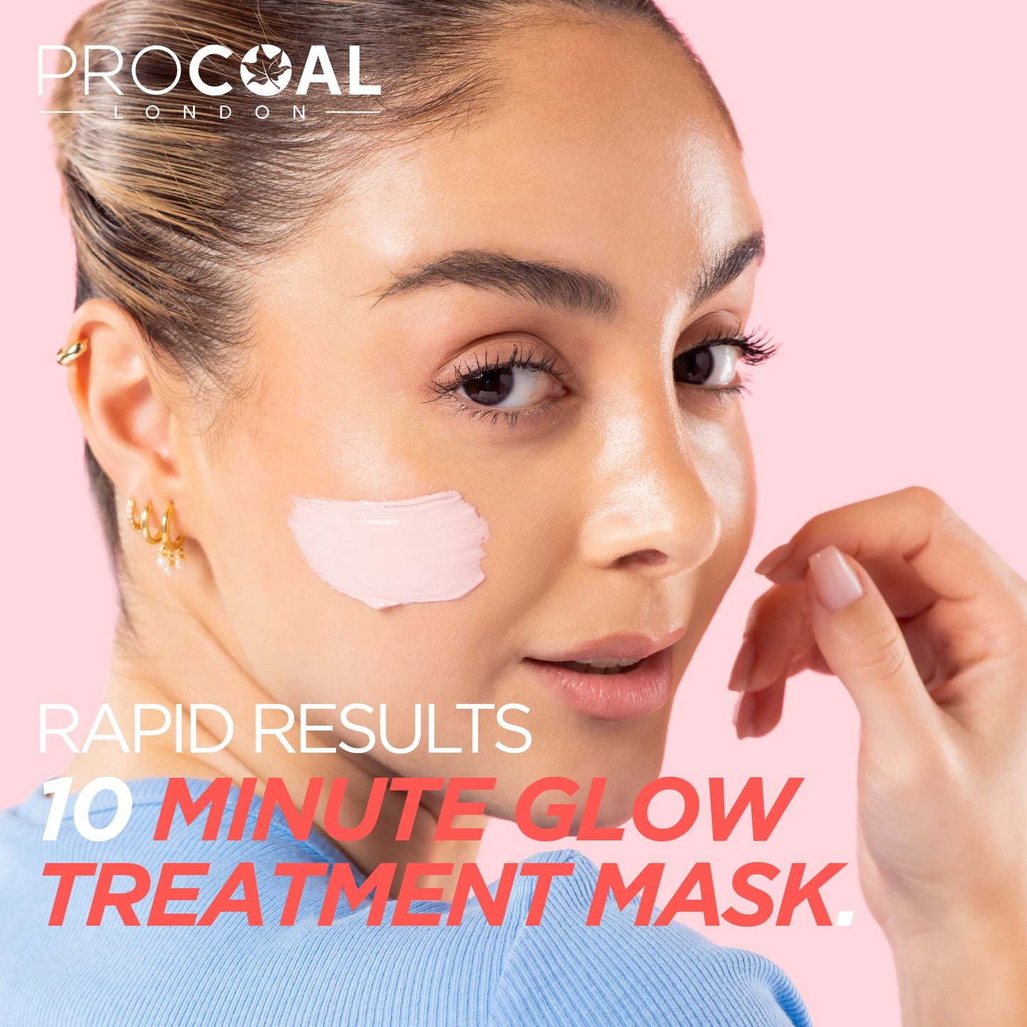 PROCOAL Australian Pink Clay Face Mask Beauty 70ml by Procoal - Skincare Face Mask Targets Pores & Brightens, 100% Recyclable Packaging, Vegan Clay Mask, Cruelty-Free - Made in UK