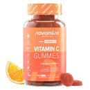 novomins Vitamin C Gummies - 1 Month Supply - 250mg High Strength with Zinc, Bioflavonoids, Rose Hip & Elderberry for Immune System Support - Alternative to Vitamin C Tablets - 60 Gummies - Novomins