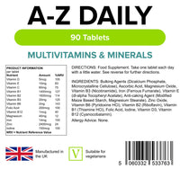 Complete A-Z Daily Multivitamin 2-Pack 180 Tablets Men/Women Multi Vitamin S