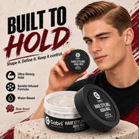 G Gabri Gabri Hair Styling Wax 150ml, Hair Gel Wax, Edge Control, Maximum Control and Long Lasting, Men & Women Hair Wax (Keratin Ultra Hold)