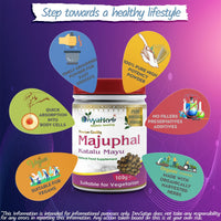 DivyaHerb Majuphal (Katalu Mayu) Powder, Natural, 100 grm (Pack of 1)