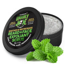 TRADEMARK GNARLY JOE EST.MMXVII Gnarly Joe Face & Beard Exfoliator Scrub for Men - 50g Natural Peppermint Face Wash - Dual Action Beard Exfoliator & Mens Facial Scrub for Dry, Itchy Skin & Beard Dandruff - Made in UK