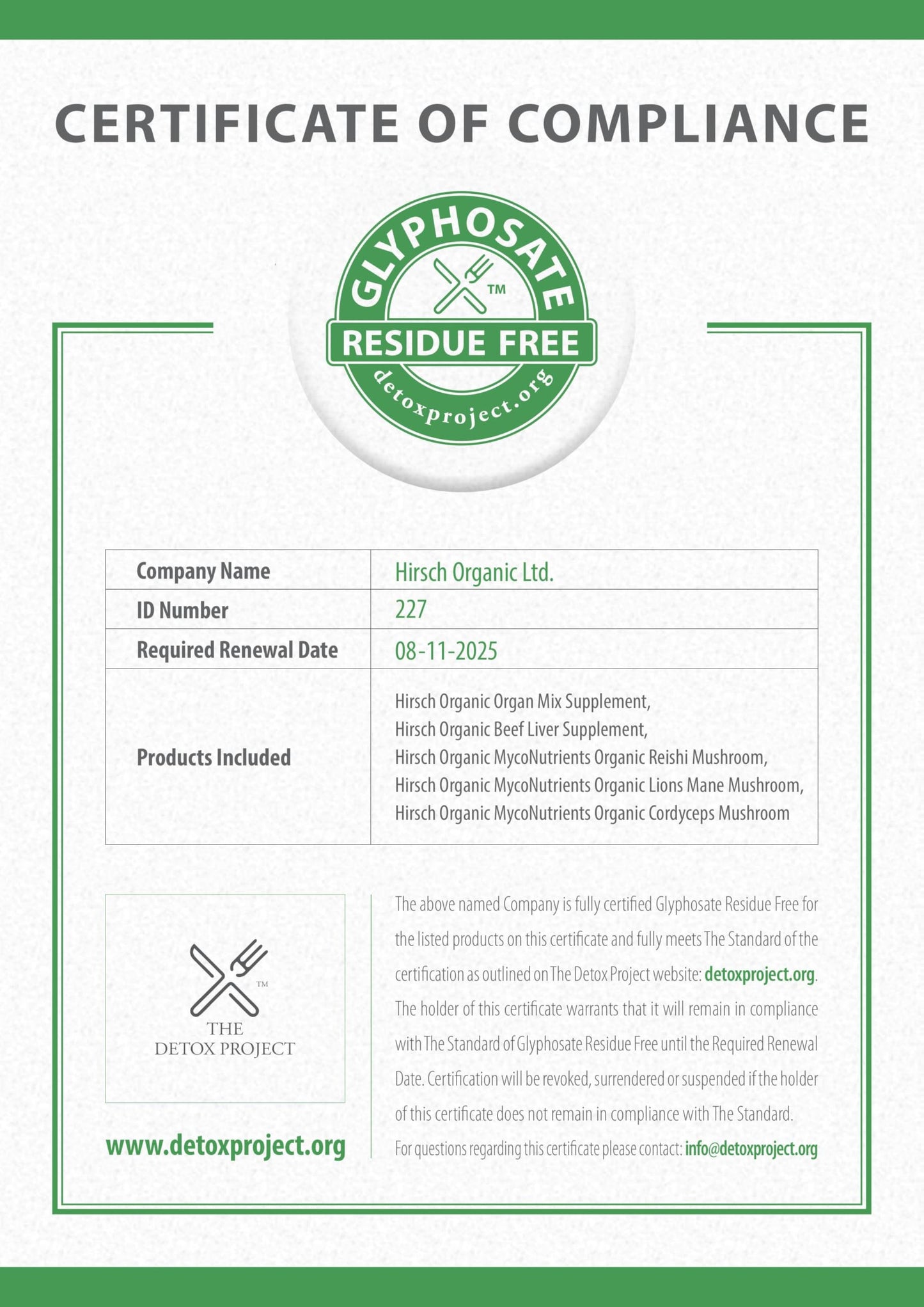 Hirsch Organic Reishi High Strength Extract Powder - Organically Grown in The EU - Non-GMO - No Added Fillers