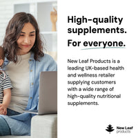 NEW LEAF PRODUCTS Vitamin B Complex - 365 Small Tablets - All 8 B Vitamins B1-B2-B3-B5-B6-B12, (1 Year Supply) High Strength Biotin, Folic Acid and Vitamin C - Reduction of Tiredness, Energy & Immune Support - UK Made