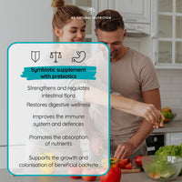 Pre and Probiotics for Gut Health. Probiotic Complex with 40 Billion Probiotic Bacteria. Probiotics for Intestinal Flora and Relief of Digestive Discomfort. 30 Capsules. N2 Natural Nutrition.