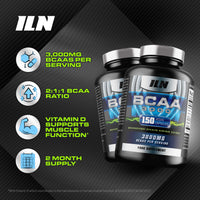 Iron Labs Nutrition BCAA 3000mg - 2:1:1 BCAA Capsules - BCAAs (300 Capsules) - 3000mg BCAAs per Serving - BCAA Amino Acids - 60 Servings - Suitable for Vegans & Vegetarians