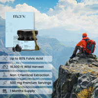 mars by GHC Mars Pure Himalayan Shilajit Resin Powered by Ashwagandha - 15g | Sourced Directly from India | 75%+ Fulvic Acid | Enhances Strength, Stamina & Immunity | Pack of 1