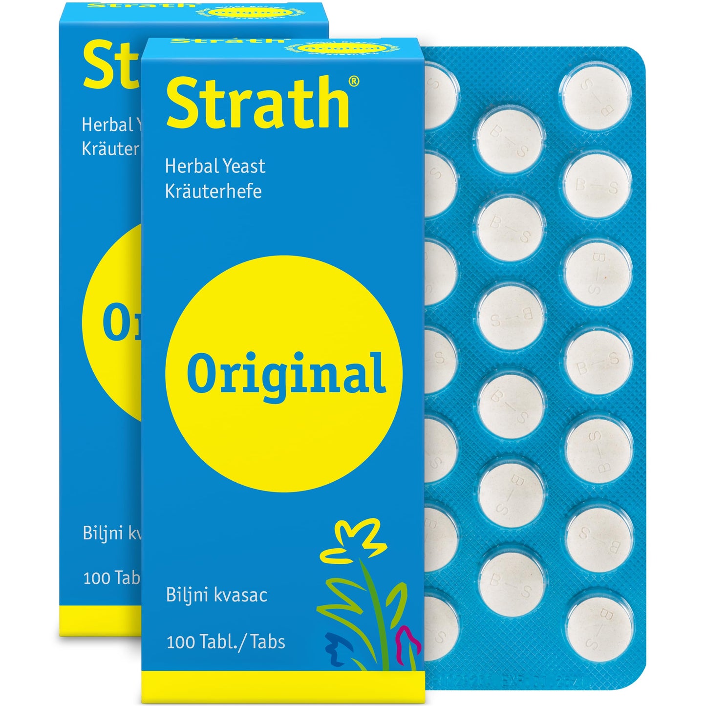 Strath Original Tablets (200) - Food Supplement with Herbal Yeast - Daily Nutritional Supplement - Suitable for Pregnant and Breastfeeding Women - Lactose & Gluten Free - Vegan
