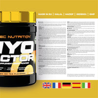 Scitec Nutrition MyoFactor Flavored Food Supplement Drink Powder with creatine, Amino acids, Vitamins, Minerals, Coleus forskohlii Extract, 285 g, Peach Ice Tea