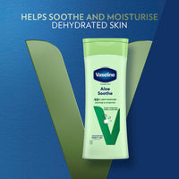 Vaseline Intensive Care Aloe Soothe Body Lotion heals and refreshes skin for dry skin 400 ml
