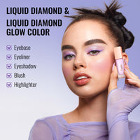 Oulac Liquid Glitter Eyeshadow – Metallic Mossy Green Eyeshadow with Gold Sparkle, Shimmer Eyeshadow & Eyeliner, Blendable Eye Make-up, Crease-Free, Vegan, 5.4g, Wreath Nebula (20)