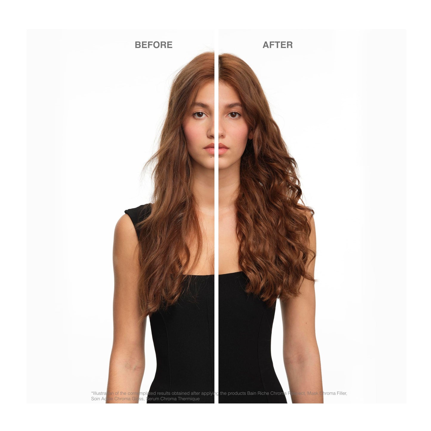 KÉRASTASE Kérastase Chroma Absolu, Heat Protection Serum, Anti-Frizz, For Sensitised or Damaged Color-Treated Hair, With Vitamin E & Lactic Acid, Sérum Chroma Thermique, 150ml