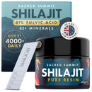 Sacred Summit® Authentic Shilajit Resin – 3 Months Supply, Pure, Vegan, Ethically Sourced, Rich in Fulvic & Humic Acid, Boosts Energy & Stamina