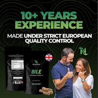 Nutrality Ox Bile Supplements UK | Gallbladder Support & Liver Detox | Bile Salts for Gallbladder | Digestive Aid for No Gallbladder | 30-Day Supply | 60 Capsules