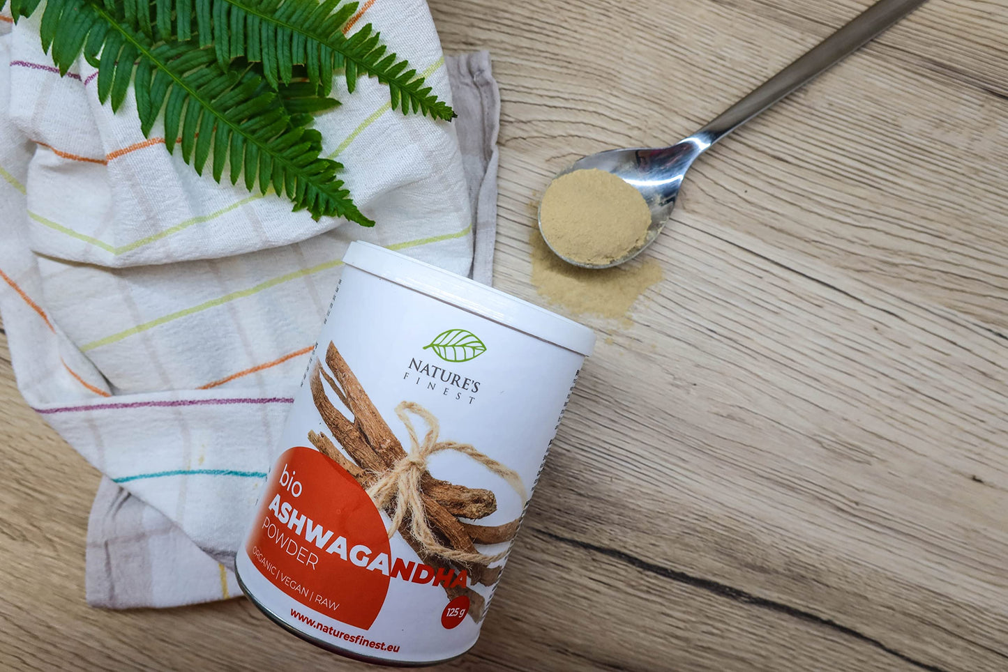 Bio Ashwagandha Powder | 100% Pure Natural Ashwagandha Root Powder, Indian Ginseng | Stress and Anxiety Relief | Sleep and Recovery Aid | 3rd Party Quality Tested (1)