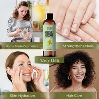 Essican Purelife Pure Glycerine for Skin 100ml - Vegetable Glycerine for Cleaning - Multi-purpose Liquid Glycerin for Skin & Hair Oil for Dry Hair, Natural Hydration Scalp Moisturiser Oils