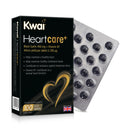 kwai Kwai Heartcare+ Black Garlic 450mg Tablets – 100 Tablets (Pack of 1) – with Vitamin B1 to Support Normal Heart Function – Odourless Fermented Garlic Rich in Antioxidants
