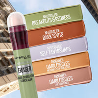 Maybelline Concealer Instant Anti Age Eraser Eye Colour Correcting Concealer, Counteracts Redness, Natural Soft-Focus Finish, Dermatologist Tested & Suitable for Sensitive Skin, 06 Neutraliser
