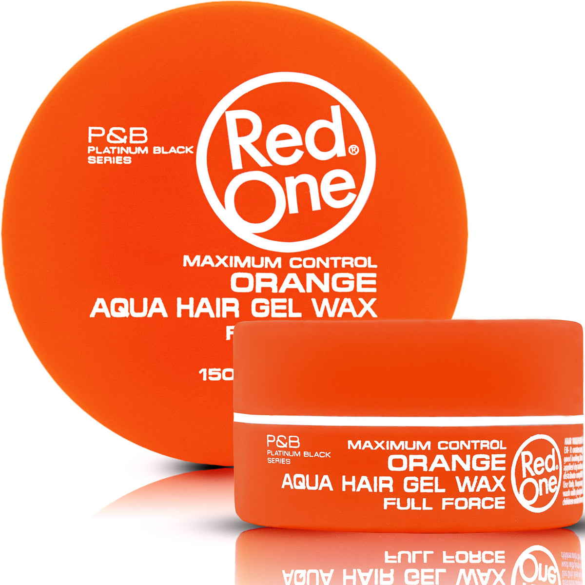 Redone RedOne Hair Styling Aqua Wax Orange 150 ml | Edge Control | Ultra Hold | Gel Wax | Men & Women Hair Wax | Melon Scent | Maximum Control