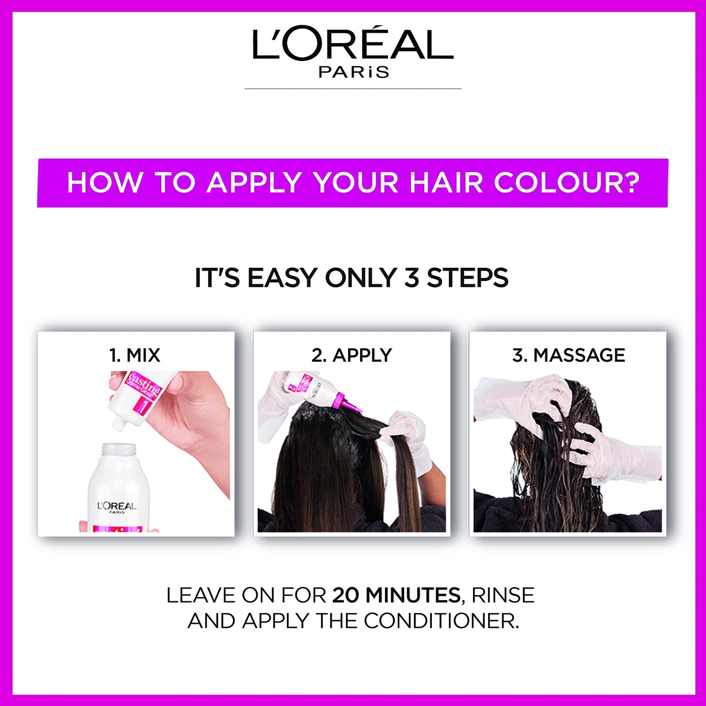 L'Oreal Paris Casting Creme Gloss semi-permanent hair dye, Blends away grey hair leaving a radiant hair colour, Blonde hair dye, 1010 Light Iced Blonde, 1 Count (Pack of 1)