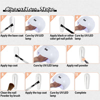 Upgrade Glassy Pearl Nail Powder - GJNL High Gloss White Pearlescent Chrome Powder, Glazed Donut Clear Moonlight Effect Iridescent Powder for Nails