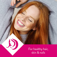 Nature's Bounty Hair, Skin and Nails Gummies - Pack of 60 Gummies, 30 Day Supply - With Collagen, Biotin, Zinc and Vitamins C and E - Supports Hair Growth and Healthy Shine