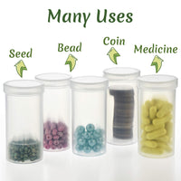 Maymom Water Tight Sample Vials, Bottle, Cup, for Small Parts, Beads; Air Tight; Prescription Bottle, Rx Vial (40mL)