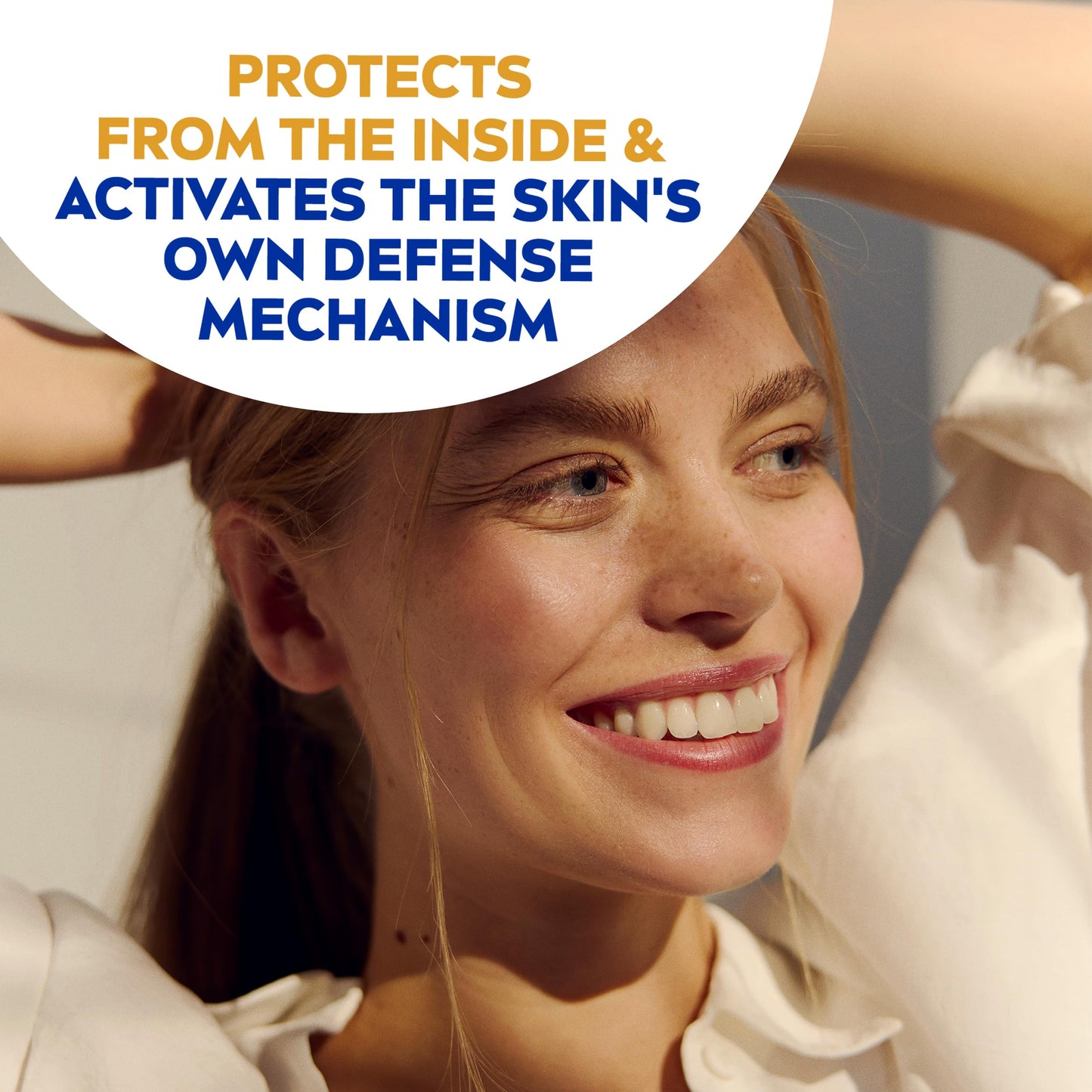 Nivea Sun NIVEA SUN Triple Protect Light Sun Fluid SPF50+ (40ml), Face Sun Cream SPF50 with Hyaluron, Protects Against UV, Blue Light and Pollution, Daily Face Sunscreen