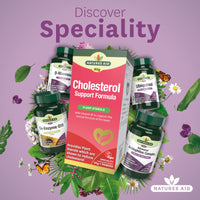 Natures Aid Cholesterol Support Formula, with Plant Sterols & Vitamin B1, 90 g Powder,145600
