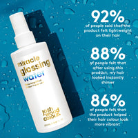 Josh Wood Colour Miracle Glossing Water 250ml Gloss and Shine, Enhance Your Colour, Frizz-free Glow, Free From Silicones, Deeply Hydrating