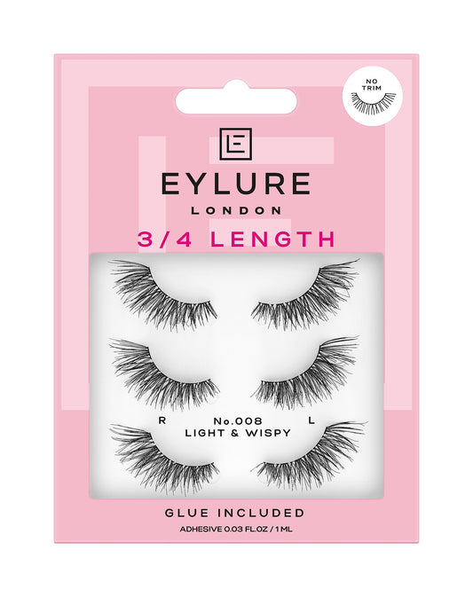 Eylure LONDON 3/4 LENGTH 008 (Glue Included)