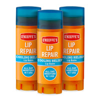 O'Keeffe's Lip Repair Cooling Relief Lip Balm 4.2g (Pack of 3)