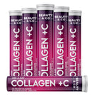 Beauty & Co Beauty&Co. Collagen Effervescent- Marine Collagen & Vitamin C Supplement - 500mg Per Tablet (6 Tubes)
