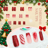 NLFOX Short False Nails - Pearl White False Nails - Square Short false Nails with Glue Shimmer Pearlescent Design - Classic White Press on Nails Glossy Full Cover Acrylic DIY Nail Art