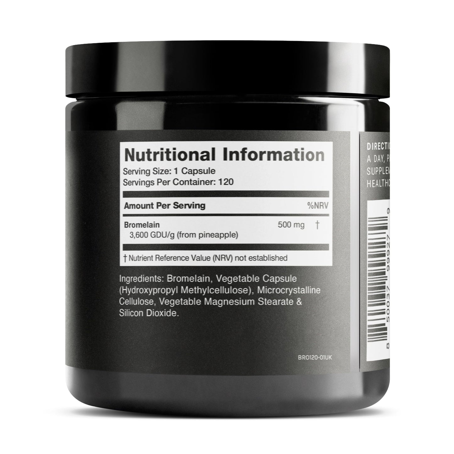 Toniiq Ultra High Strength Non-GMO Bromelain Capsules - 3600 GDU/Gram - Highly Concentrated and Bioavailable - 500mg Formula - 120 Veggie Capsules