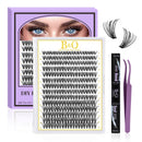 B&Qaugen B&Q 40D Cluster Lashes Kit D Curl Eyelashes Individual Kit 9-16mmMix Lashes