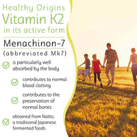 Healthy Origins, Vitamin K2 as MK-7, 100 mcg, 60 Vegetarian Softgels, High Strength, Gluten Free, SOYA Free, Non-GMO