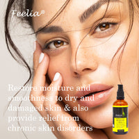 Feelia - Organic Borage Oil - Cold Pressed, Rich in Omega 6, Great for Inflammations, 100% Pure & Organic - 100ml