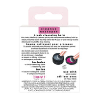 REAL TECHNIQUES Real Techniques Brush Cleansing Balm and Cleaning Mat, Mess-Free Brush Cleaner to Remove Makeup Residue, Easy Swirl & Rinse, Use with Cleansing Gel for Deep Clean, 1 Count