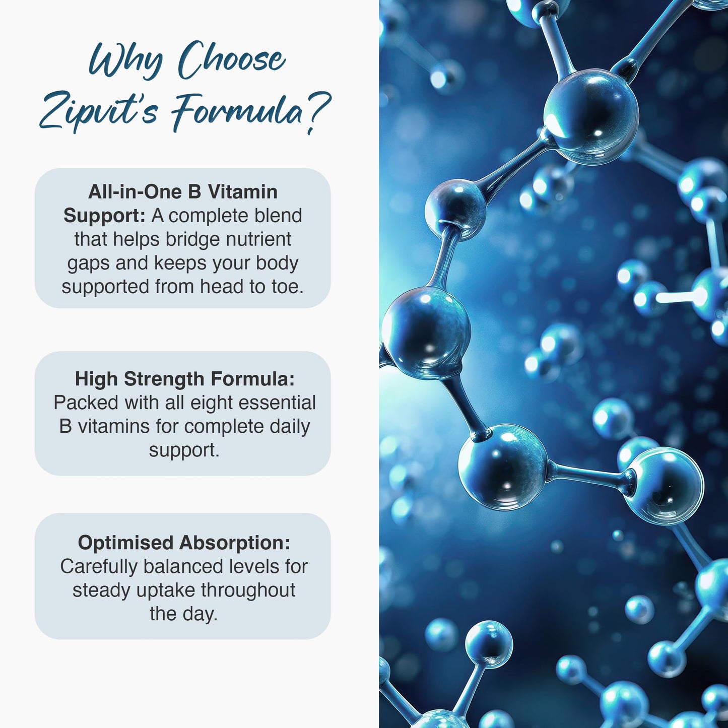 Zipvit High Strength Vitamin B Complex, 8 Vitamins Plus Inositol & Choline