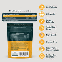 Nutrition Geeks Vitamin B12 Tablets High Strength - 1 Year Supply (365 Tablets) - 1000mcg Dual Power B12 Vitamin Complex with Methylcobalamin & Adenosylcobalamin - Vegan Supplement - (Packaging Design May Vary)