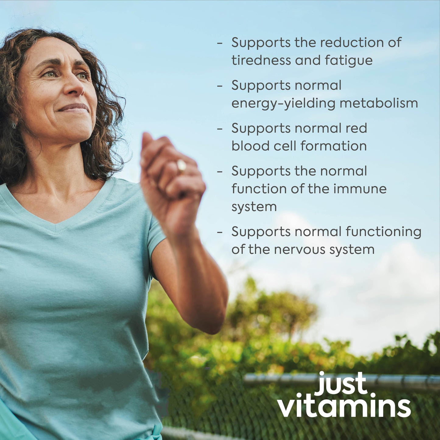 Just Vitamins Super Vitamin B-50 Complex | x90 High Strength Tablets Containing All 8 B Vitamins - VIT B1 Thiamine, B2, B3 Niacin, B5, B6, B7 Biotin, Inositol, B9 Folic Acid & B12. UK Made from Non Yeast Source