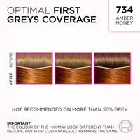L'Oreal Paris L'Oréal Paris Casting Crème Gloss, Semi-Permanent Hair Dye, Radiant & Natural Colour, No-ammonia, Semi-Permanent Hair Colour Lasts 32 Washes, Shade: 734 Amber Honey